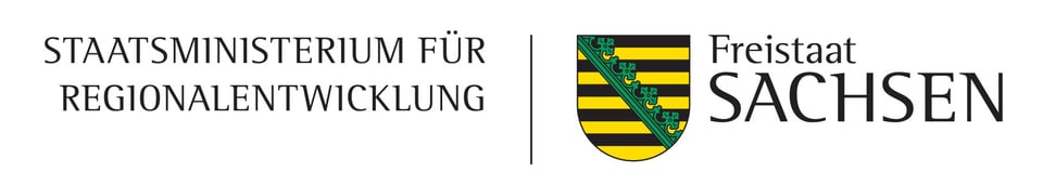 Logo des Staatsministeriums für Regionalentwicklung des Freistaates Sachsen