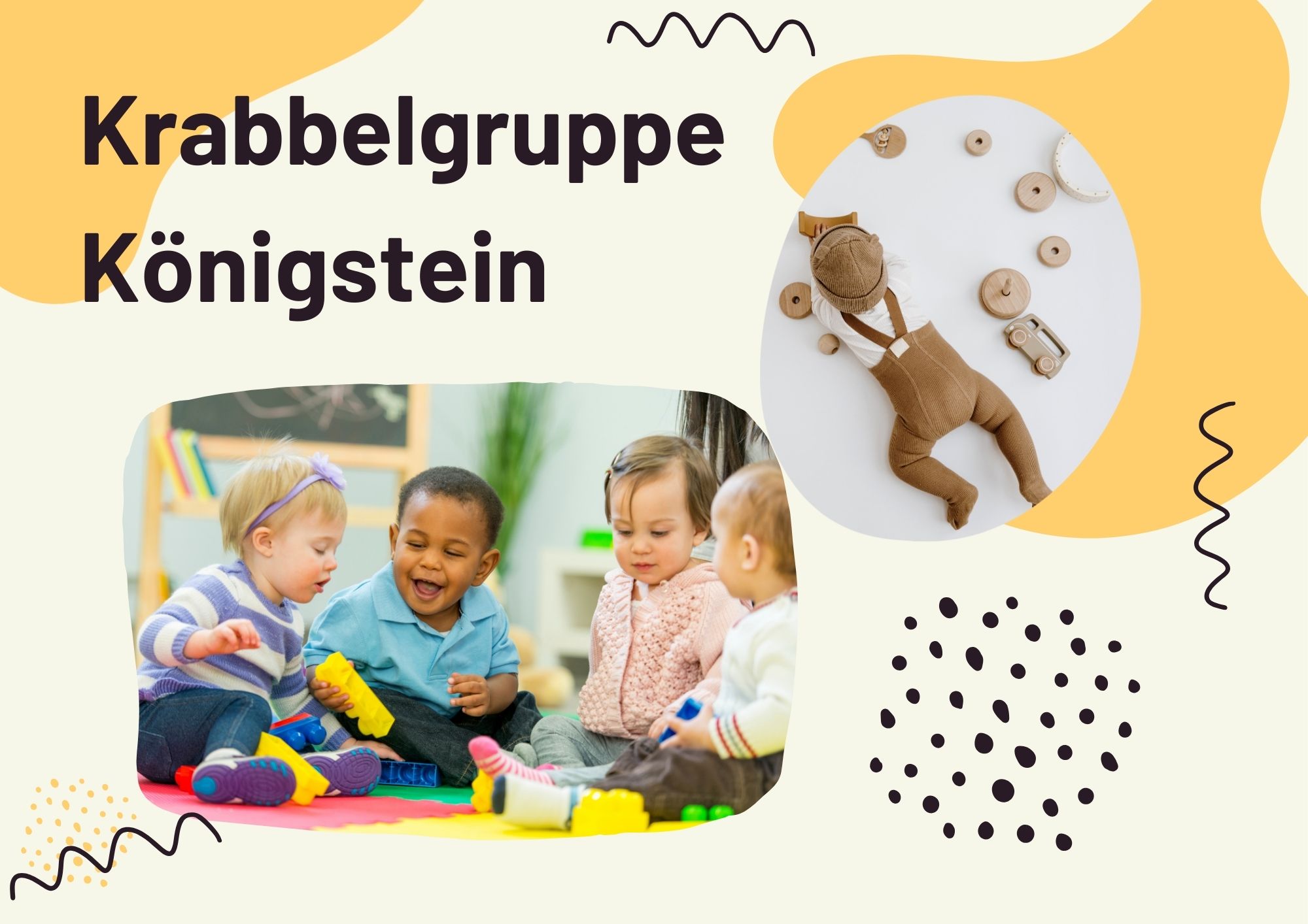 Kleinkinder und Babys die zusammen spielen